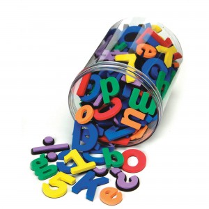 Chenille Kraft Wonderfoam Magnetic Alphabet Letters, Assorted Colors. 105/Pack -CKC4357   552026169